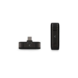 Microfono Wireless Ksix USB-C - Autonomia fino a 10h - Trasmissione fino a 20m