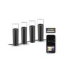 Ksix Pack 4 Fari Smartled RGBWIC da esterno - IP65 - Controllo APP - Installazione semplice