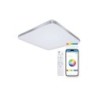 Plafoniera quadrata Ksix Twilight Smartled RGBIC - Controllo APP - 72W - 47,5 cm