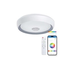 Ksix Glory Smartled Altoparlante da soffitto RGB - 78W - 47cm