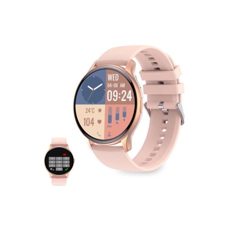 Ksix Smartwatch Core Amoled - Control Ritmo Cardiaco - Control de Sueño - Color Rosa