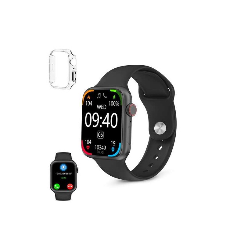 Smartwatch Ksix Urban 4 Mini - Frequenza Cardiaca - Monitoraggio del Sonno - Colore Nero Smartwatch Ksix Urban 4 Mini - Frequenza Cardiaca - Monitoraggio del Sonno - Colore Nero