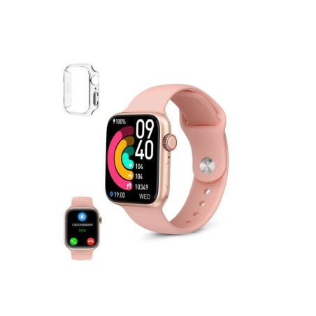 Ksix Smartwatch Urban 4 Mini - Ritmo Cardiaco - Control de Sueño - Color Rosa