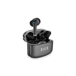 Cuffie wireless Ksix Noise Cancel 3 - Custodia per schermo - ANC - ENC - Colore nero