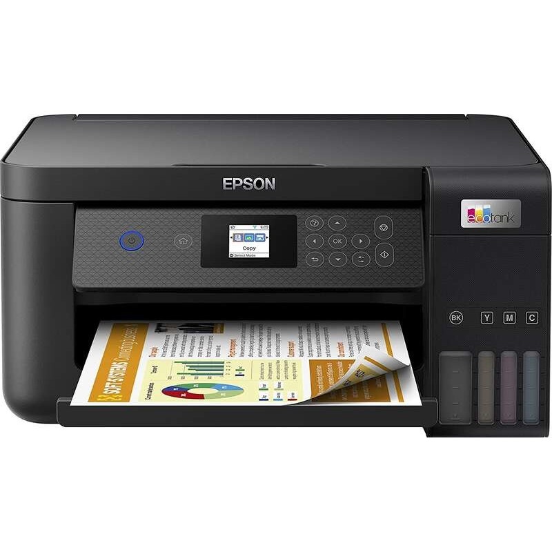 Stampante multifunzione Epson EcoTank ET2850 Duplex a colori WiFi 33 ppm Stampante multifunzione Epson EcoTank ET2850 Duplex a colori WiFi 33 ppm