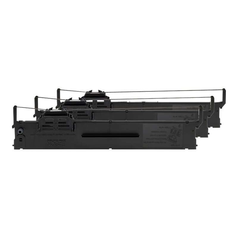 Epson PLQ20/PLQ22/PLQ30 Confezione nera da 3 nastri a matrice originali - C13S015339 Epson PLQ20/PLQ22/PLQ30 Confezione nera da 3 nastri a matrice originali - C13S015339