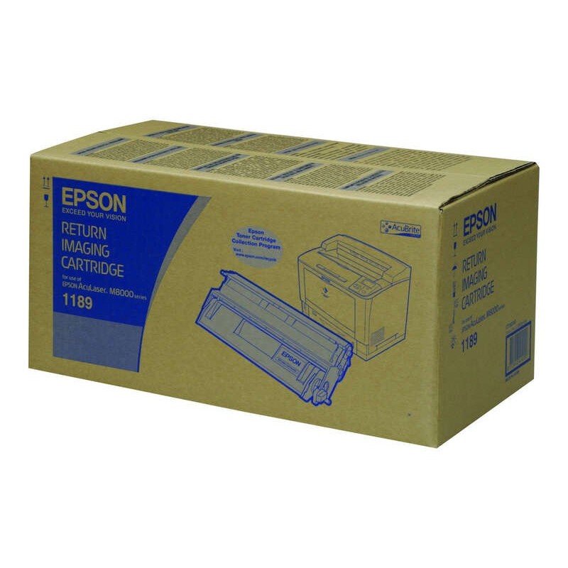 Cartuccia toner nero originale Epson Aculaser M8000 - C13S051189 Cartuccia toner nero originale Epson Aculaser M8000 - C13S051189