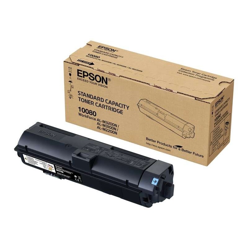 Cartuccia toner nero originale Epson WorkForce AL-M310/AL-M320 - C13S110080 Cartuccia toner nero originale Epson WorkForce AL-M310/AL-M320 - C13S110080