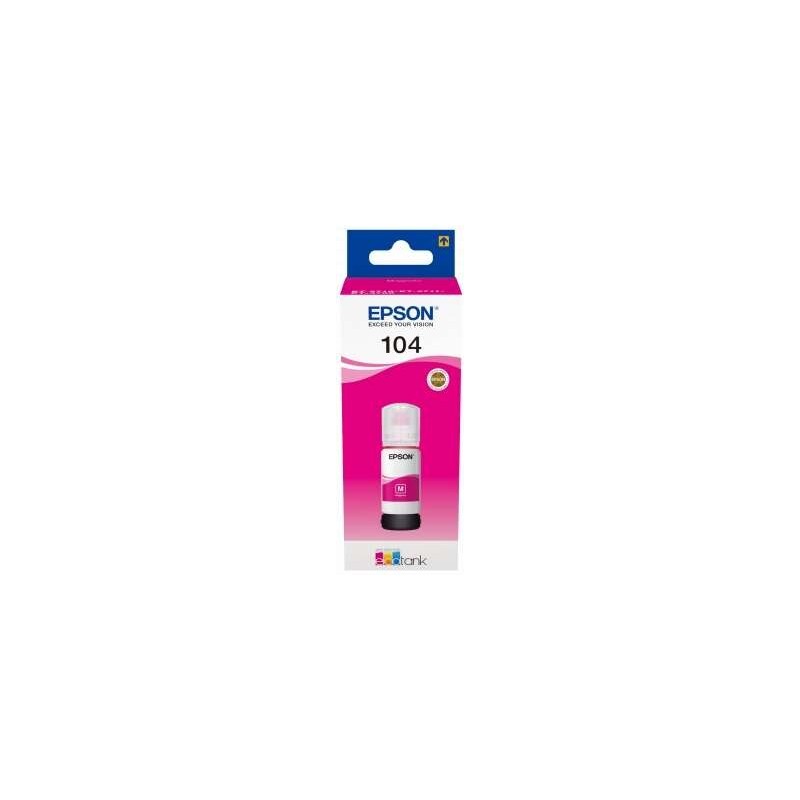 Bottiglia d'inchiostro originale Epson 104 Magenta - C13T00P340 Bottiglia d'inchiostro originale Epson 104 Magenta - C13T00P340