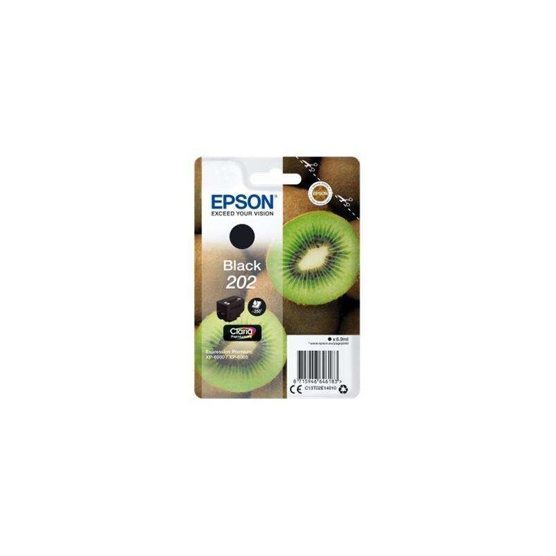 Cartuccia d'inchiostro originale nera Epson 202 - C13T02E14010 Cartuccia d'inchiostro originale nera Epson 202 - C13T02E14010
