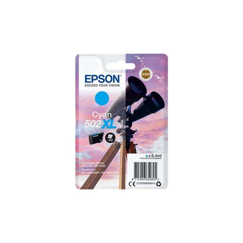 Cartuccia d'inchiostro originale Epson 502XL ciano - C13T02W24010 Cartuccia d'inchiostro originale Epson 502XL ciano - C13T02W24010