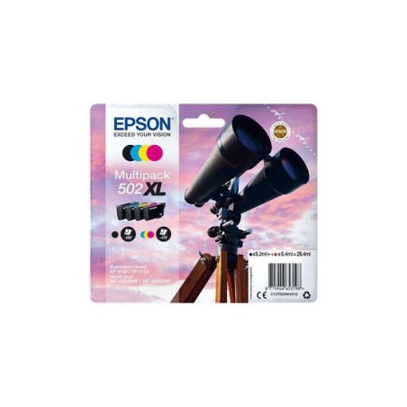Confezione da 4 cartucce d'inchiostro originali Epson 502XL - C13T02W64010