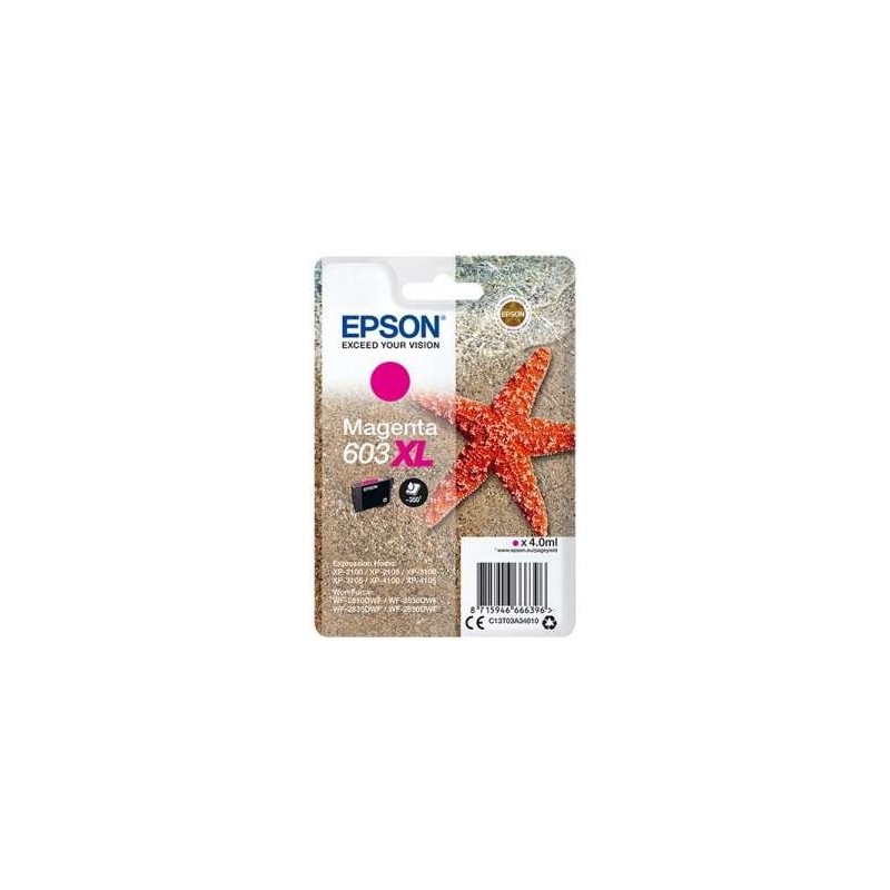 Cartuccia d'inchiostro originale magenta Epson 603XL - C13T03A34010 Cartuccia d'inchiostro originale magenta Epson 603XL - C13T03A34010