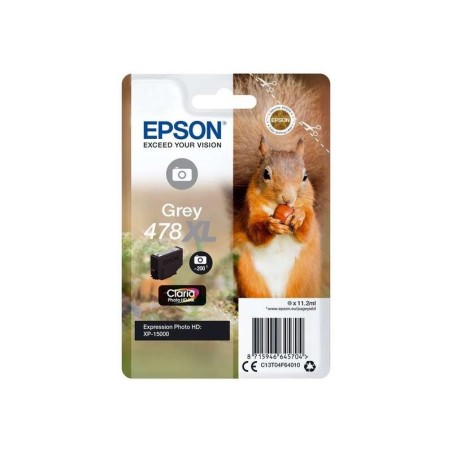 Cartuccia d'inchiostro originale grigia Epson 478XL - C13T04F64010