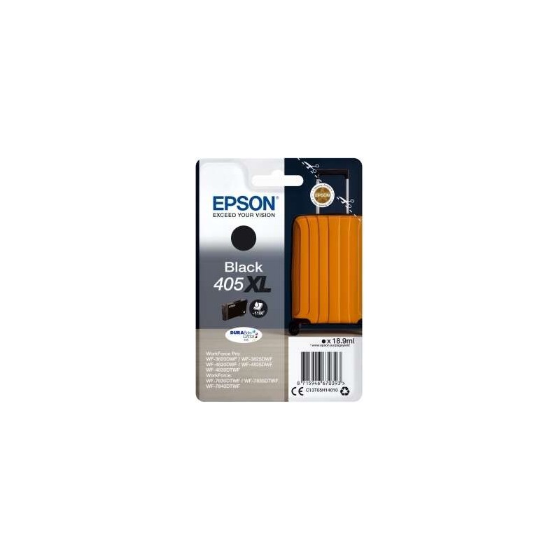 Cartuccia d'inchiostro originale nera Epson 405XL - C13T05H14010 Cartuccia d'inchiostro originale nera Epson 405XL - C13T05H14010