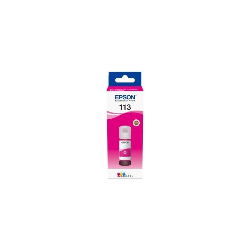 Bottiglia di inchiostro pigmentato originale Epson 113 magenta - C13T06B340 Bottiglia di inchiostro pigmentato originale Epson 113 magenta - C13T06B340