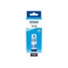 Bottiglia di inchiostro pigmentato originale Epson 114 ciano - C13T07B240
