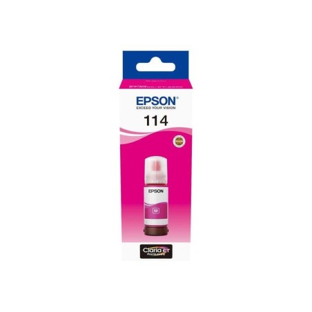 Bottiglia di inchiostro pigmentato originale Epson 114 magenta - C13T07B340