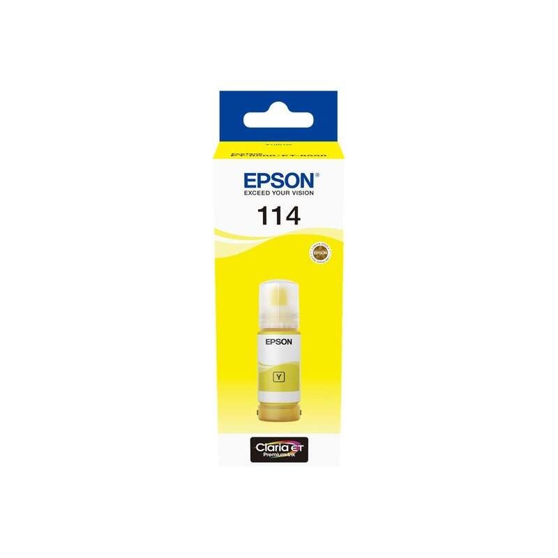 Bottiglia di inchiostro pigmentato originale Epson 114 giallo - C13T07B440 Bottiglia di inchiostro pigmentato originale Epson 114 giallo - C13T07B440