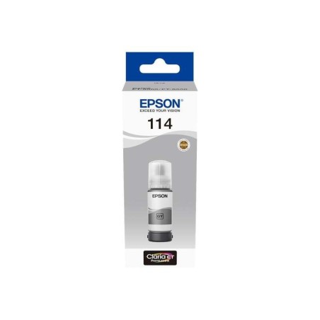Bottiglia di inchiostro pigmentato originale Epson 114 grigio - C13T07B540