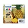 Confezione da 4 cartucce d'inchiostro originali Epson 604XL - C13T10H64010