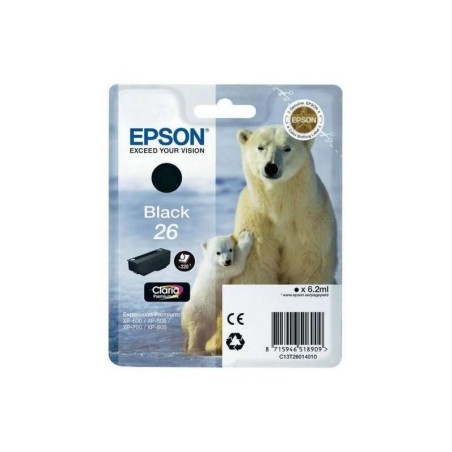 Cartuccia d'inchiostro originale nera Epson T2601 (26) - C13T26014012