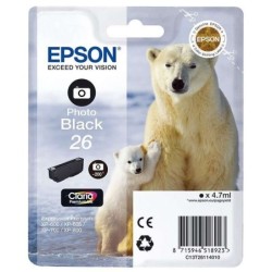 Cartuccia d'inchiostro originale fotografica nera Epson T2611 (26) - C13T26114012