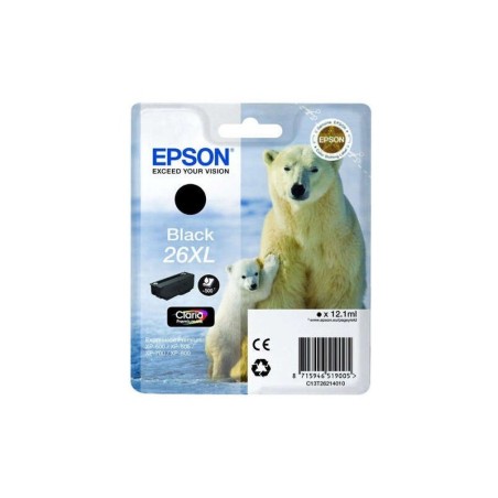 Cartuccia d'inchiostro originale nero Epson T2621 (26XL) - C13T26214012