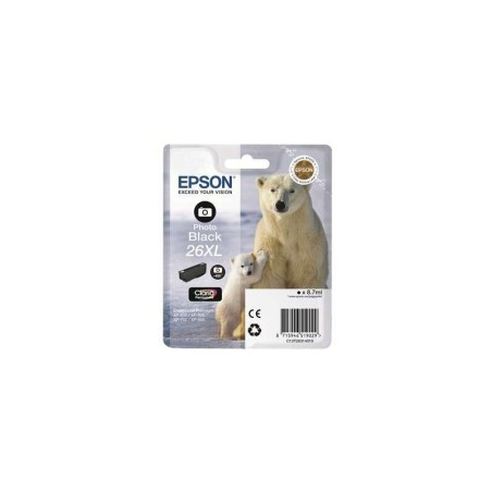 Cartuccia d'inchiostro originale fotografica nera Epson T2631 (26XL) - C13T26314012