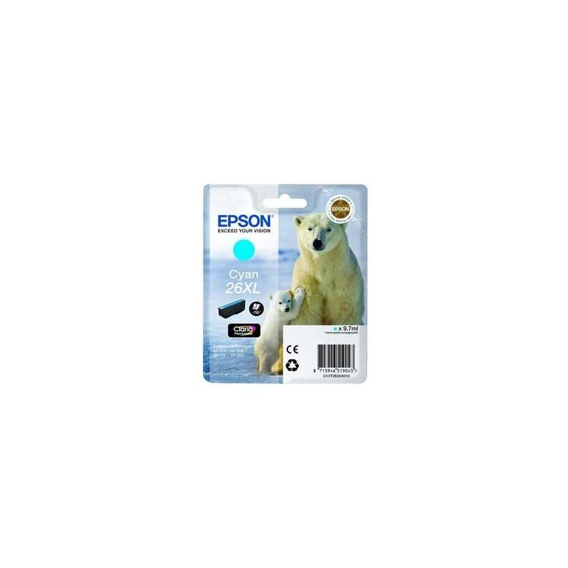 Cartuccia d'inchiostro originale Epson T2632 (26XL) ciano - C13T26324012 Cartuccia d'inchiostro originale Epson T2632 (26XL) ciano - C13T26324012