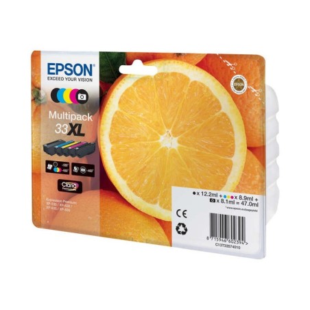 Epson T3357 (33XL) Confezione da 5 cartucce d'inchiostro originali - C13T33574011