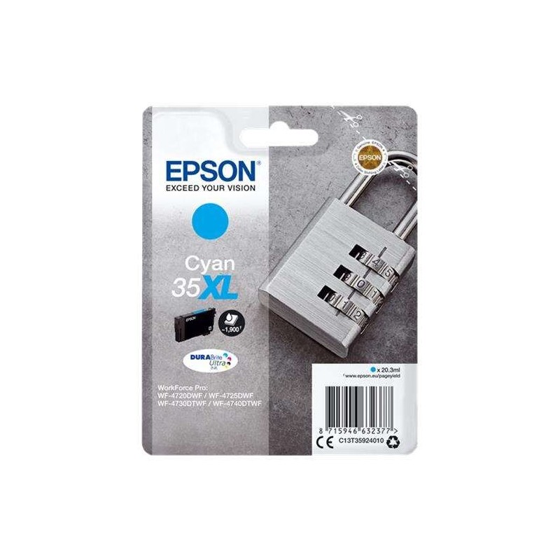 Cartuccia d'inchiostro originale Epson T3592 (35XL) ciano - C13T35924010 Cartuccia d'inchiostro originale Epson T3592 (35XL) ciano - C13T35924010