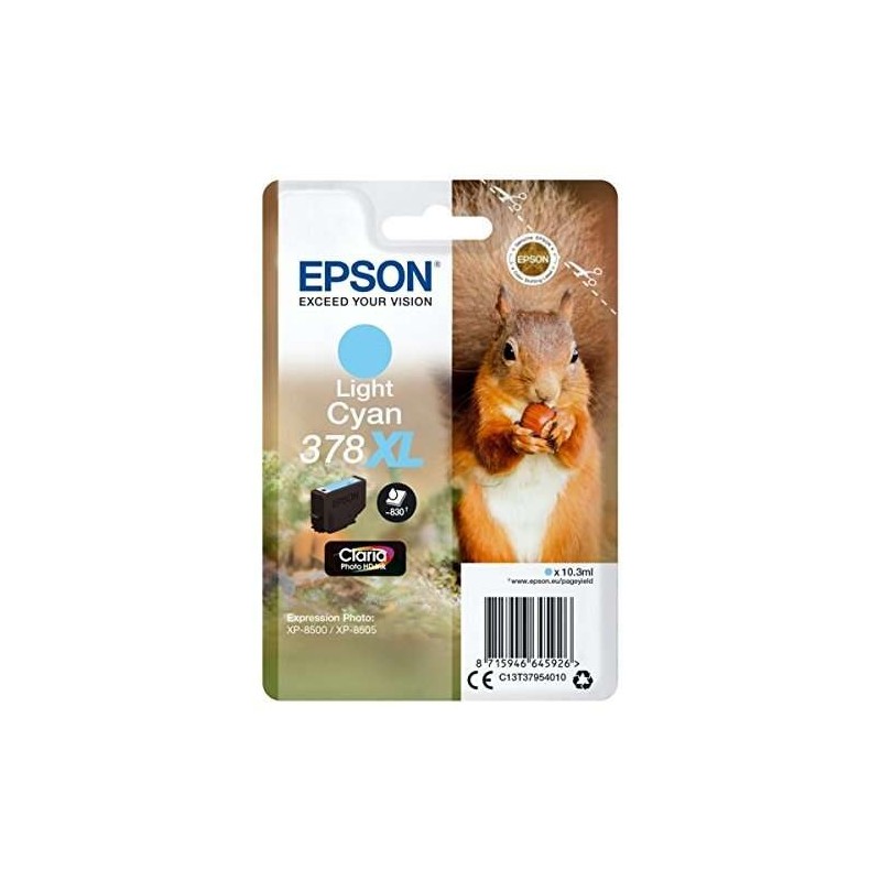 Cartuccia d'inchiostro originale Epson 378XL ciano chiaro - C13T37954010 Cartuccia d'inchiostro originale Epson 378XL ciano chiaro - C13T37954010