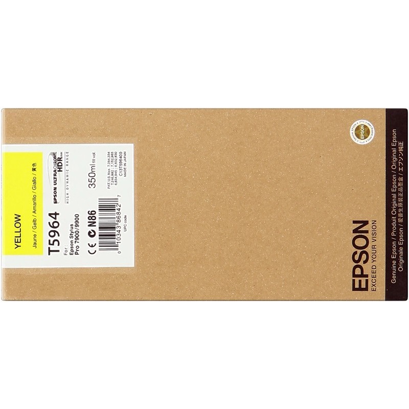 Epson T5964 Amarillo Cartucho de Tinta Original - C13T596400 Epson T5964 Amarillo Cartucho de Tinta Original - C13T596400
