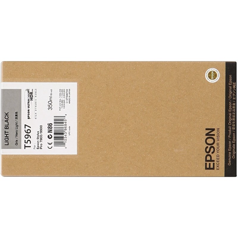 Cartuccia d'inchiostro originale Epson T5967 Black Light - C13T596700 Cartuccia d'inchiostro originale Epson T5967 Black Light - C13T596700