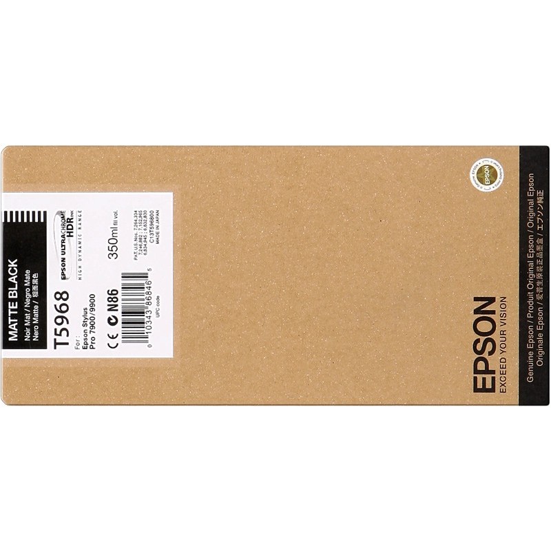 Cartuccia d'inchiostro originale Epson T5968 nero opaco - C13T596800