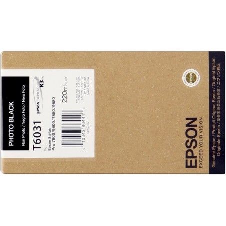 Cartuccia d'inchiostro originale fotografica nera Epson T6031 - C13T603100