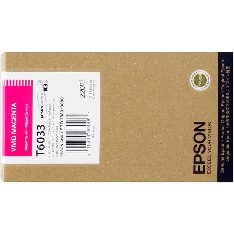 Cartuccia d'inchiostro originale Epson T6033 magenta - C13T603300
