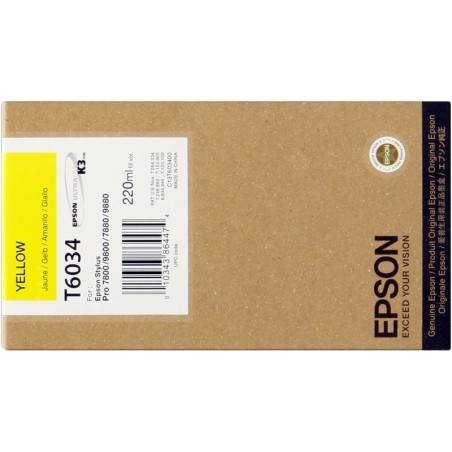 Cartuccia d'inchiostro originale gialla Epson T6034 - C13T603400