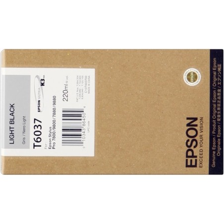 Cartuccia d'inchiostro originale Epson T6037 Black Light - C13T603700