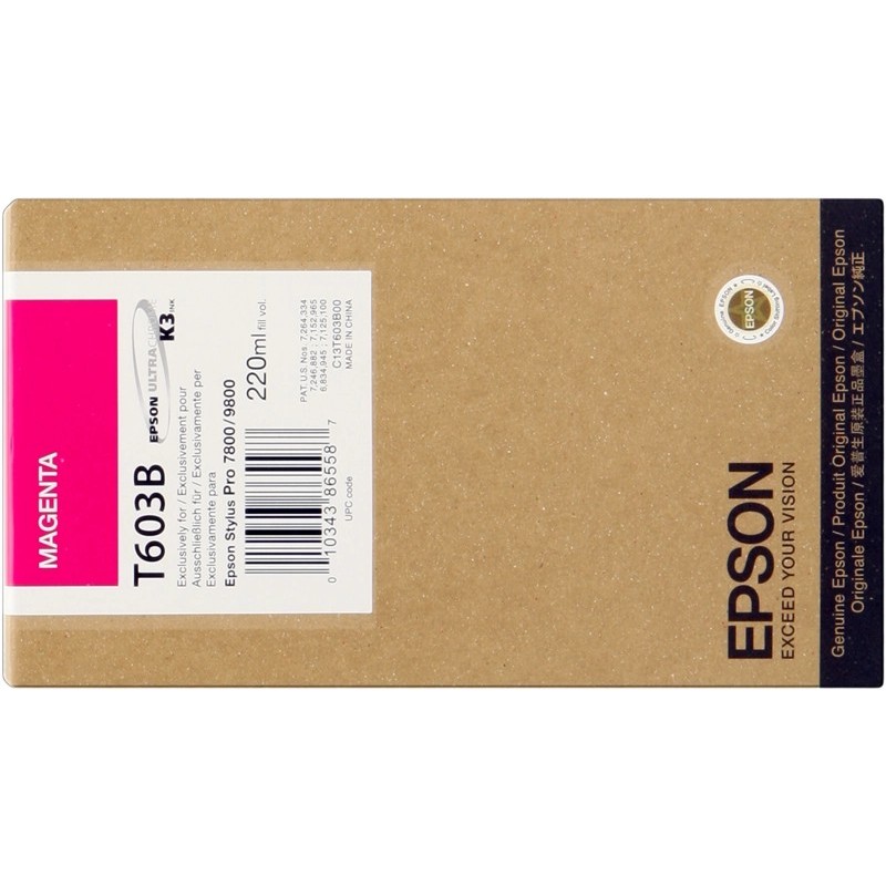 Cartuccia d'inchiostro originale magenta Epson T603B - C13T603B00