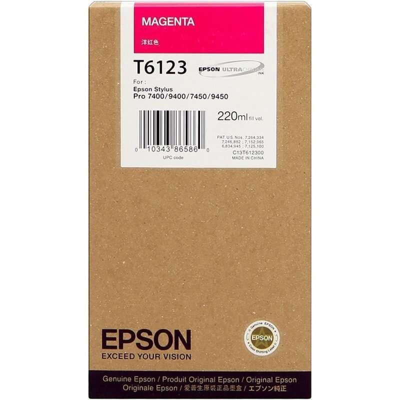 Cartuccia d'inchiostro originale magenta Epson T6123 - C13T612300