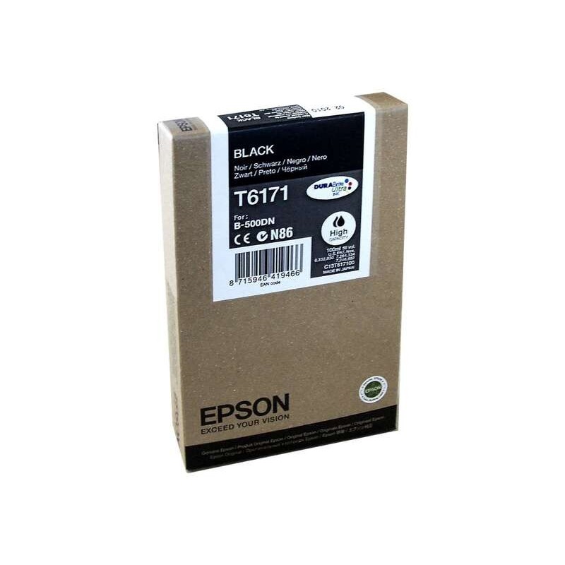 Cartuccia d'inchiostro originale nera Epson T6171 - C13T617100