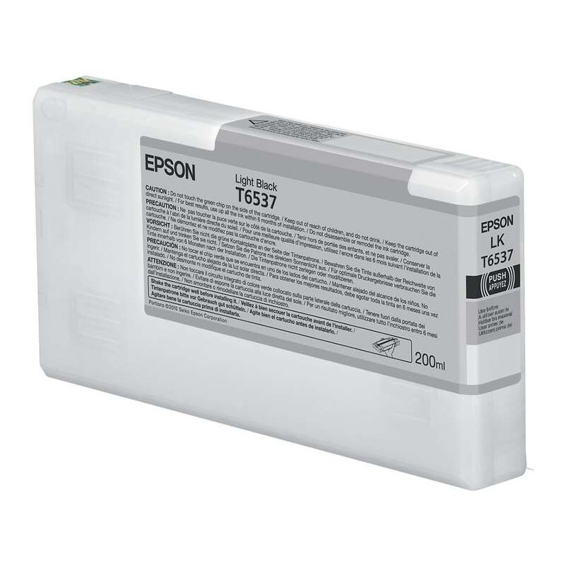 Cartuccia d'inchiostro originale Epson T6537 Black Light - C13T653700 Cartuccia d'inchiostro originale Epson T6537 Black Light - C13T653700