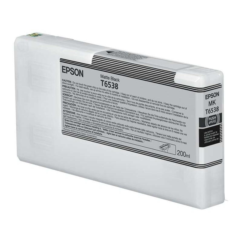 Cartuccia d'inchiostro originale Epson T6538 nero opaco - C13T653800 Cartuccia d'inchiostro originale Epson T6538 nero opaco - C13T653800