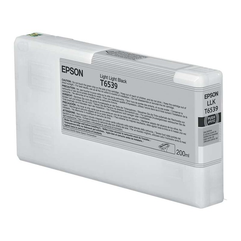 Cartuccia d'inchiostro originale Epson T6539 Black Light - C13T653900 Cartuccia d'inchiostro originale Epson T6539 Black Light - C13T653900