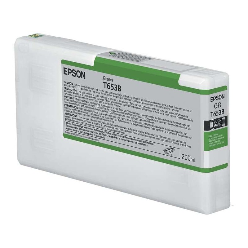 Cartuccia d'inchiostro originale verde Epson T653B - C13T653B00 Cartuccia d'inchiostro originale verde Epson T653B - C13T653B00
