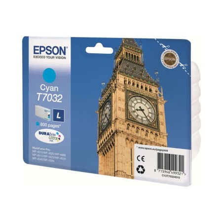 Cartuccia d'inchiostro originale Epson T7032 ciano - C13T70324010