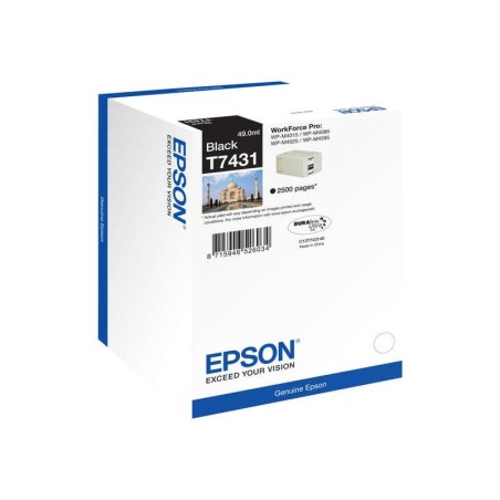 Cartuccia d'inchiostro originale nera Epson T7431 - C13T74314010
