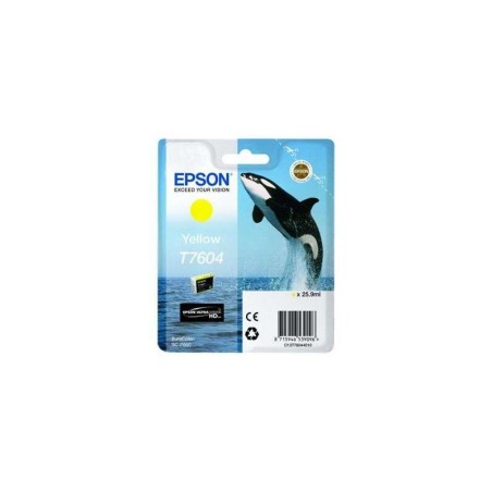Cartuccia d'inchiostro originale gialla Epson T7604 - C13T76044010